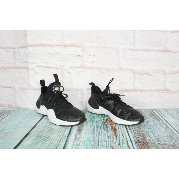Nike Huarache Edge Txt  Black Leather Lace Up Casual Sneakers Shoes Size 6 - Picture 3 of 8